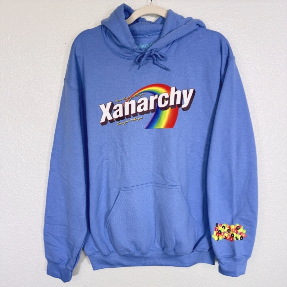 NWOT Men's Xanarchy Skittles Hoodie